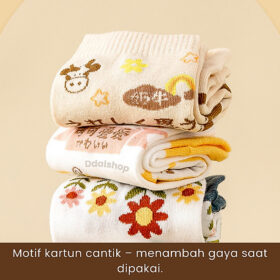Kaus Kaki Lima Jari Wanita Katun Tipis Antibakteri Ujung Terbelah Fashion Musim Semi Gugur - Foto 7