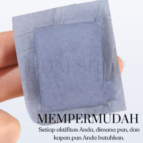 Kertas Minyak Wajah Face Oil Control Menyerap Mengatasi Kulit Berminyak Dengan Kotak Kaca Puff Bedak - Foto 4