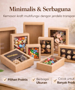 Kotak Kado Gift Box Hampers Hadiah Souvenir Hardbox Aesthetic Polos Sliding Untuk Parfum Kosmetik - Foto 2