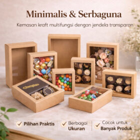 Kotak Kado Gift Box Hampers Hadiah Souvenir Hardbox Aesthetic Polos Sliding Untuk Parfum Kosmetik - Foto 2