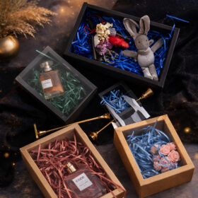 Kotak Kado Gift Box Hampers Hadiah Souvenir Hardbox Aesthetic Polos Sliding Untuk Parfum Kosmetik - Foto 5