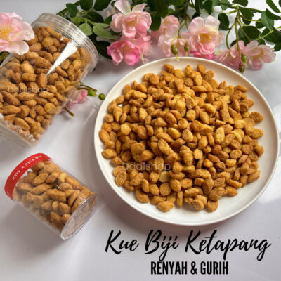 Kue Biji Ketapang Betawi Cemilan Lebaran Oleh oleh khas Jakarta Enak Renyah Gurih Home Made - Foto 1