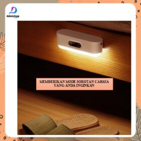 Lampu LED Sensor Gerak Magnetic 5 Warna Lampu Belajar  Emergency Lamp  Multifungsi Usb Charging - Foto 7