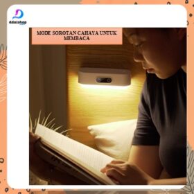 Lampu LED Sensor Gerak Magnetic 5 Warna Lampu Belajar  Emergency Lamp  Multifungsi Usb Charging - Foto 8