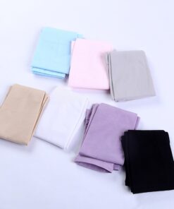 Manset Lengan tangan panjang Syari Muslim Bahan Nylon Halus dan lembut Polos, Korea Style - Foto 2