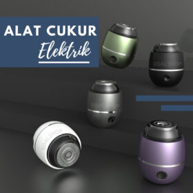 Mesin Cukur Jenggot Electric Mini Alat Cukuran Kumis Bulu Ketiak Elektrik Pisau Shaver Type C - Foto 1