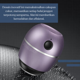 Mesin Cukur Jenggot Electric Mini Alat Cukuran Kumis Bulu Ketiak Elektrik Pisau Shaver Type C - Foto 3