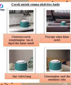 Mesin Pengharum Pewangi Ruangan Aroma Diffuser Oil Aromaterapi USB Portabel Mini Tanpa Air - Foto 2