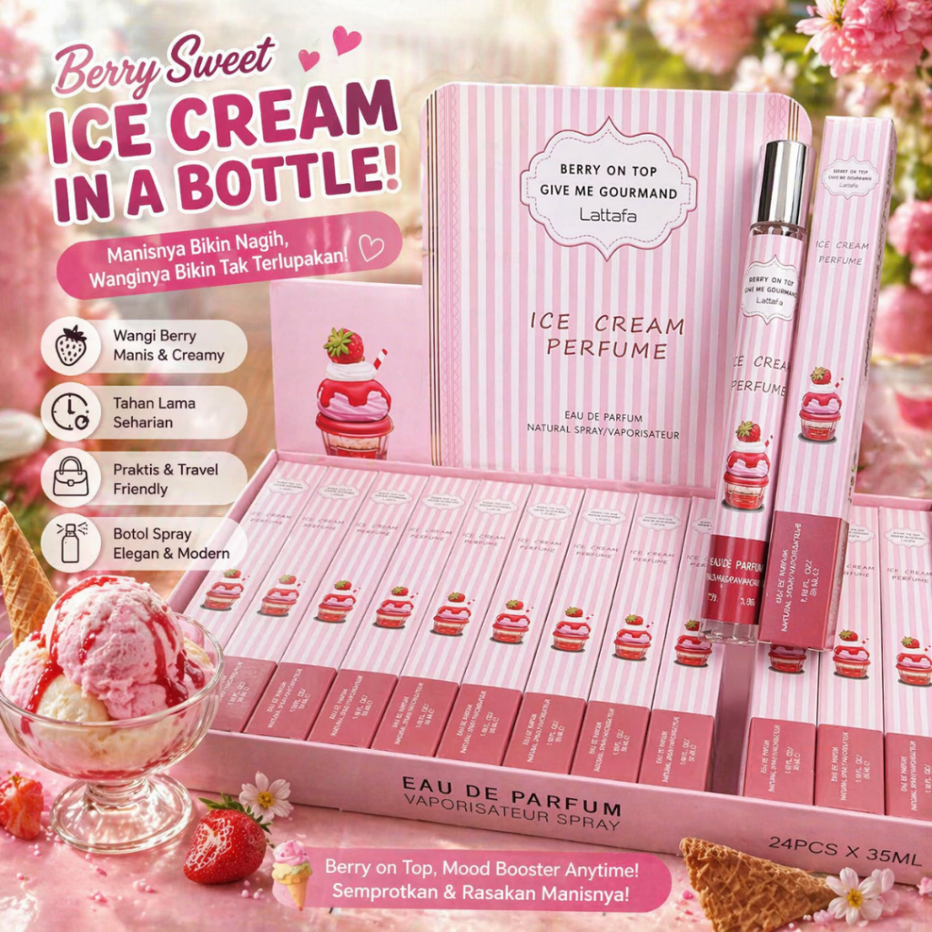 Mini Perfume Style Lattafa 35ml Parfum Arab Viral Soft Sweet Tahan Lama - Foto 8
