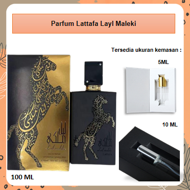 Minyak Wangi Eau de Parfum Arab Pria dan Wanita 5ml 10ml 100ml Lail malike-6747 - Foto 2