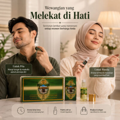 Minyak Wangi Unisex Parfum Arab Oleh Oleh Haji Dan Umroh Non Alcohol Tahan Lama Parfume Original 3ml - Foto 1