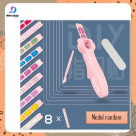 Nail Art Sticker Kuku Mainan Salon Anak Perempuan Menicure Kutek Stiker Tahan Air - Foto 5