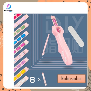 Nail Art Sticker Kuku Mainan Salon Anak Perempuan Menicure Kutek Stiker Tahan Air - Foto 5