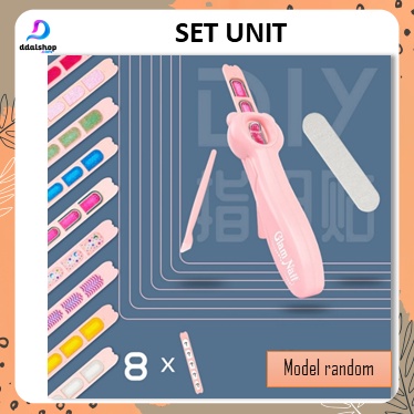 Nail Art Sticker Kuku Mainan Salon Anak Perempuan Menicure Kutek Stiker Tahan Air - Foto 7