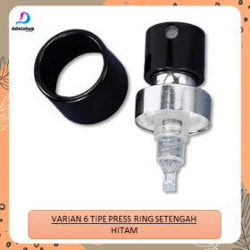 Nozzle Sprayer Botol Parfum Easy Pump Spray Lelabo Semi Press & Press 15mm Ring Gold Hitam Silver - Foto 8