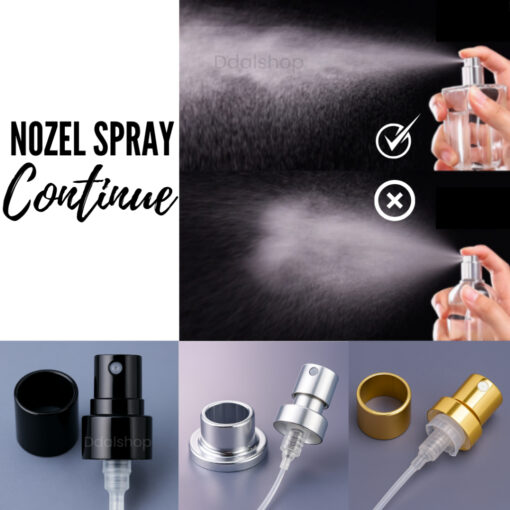 Nozzle Sprayer Kepala Semprot Continuous Botol Parfum Spray Kabut Halus Semi Press&Press 15mm Ring - Foto 1