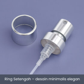 Nozzle Sprayer Kepala Semprot Continuous Botol Parfum Spray Kabut Halus Semi Press&Press 15mm Ring - Foto 5