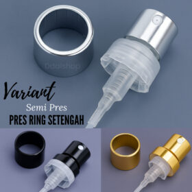 Nozzle Sprayer Kepala Semprot Continuous Botol Parfum Spray Kabut Halus Semi Press&Press 15mm Ring - Foto 9