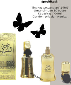 Parfum Arab Dubai Pria dan Wanita Oud Al Turas_636C EDP 5ml 10ml 100ml-636c - Foto 2