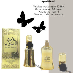Parfum Arab Dubai Pria dan Wanita Oud Al Turas_636C EDP 5ml 10ml 100ml-636c - Foto 2