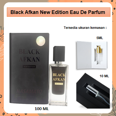 Parfum Arab Dubai Pria Wanita EDP Spray 5ml 10ml 60ml Black Afkan b-023 - Foto 1