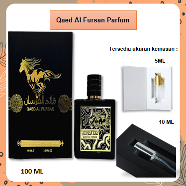 Parfum Arab Dubai Qaed al fursan Pria dan Wanita EDP 5ml 10ml 100ml-6801 - Foto 2