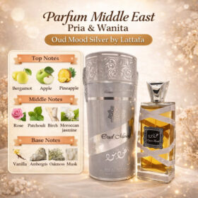 Parfum Arab Pria dan Wanita EDP Spray Tahan Lama 5ml 10ml 100ml Oud Mood Silver Lataffa-6726 - Foto 3