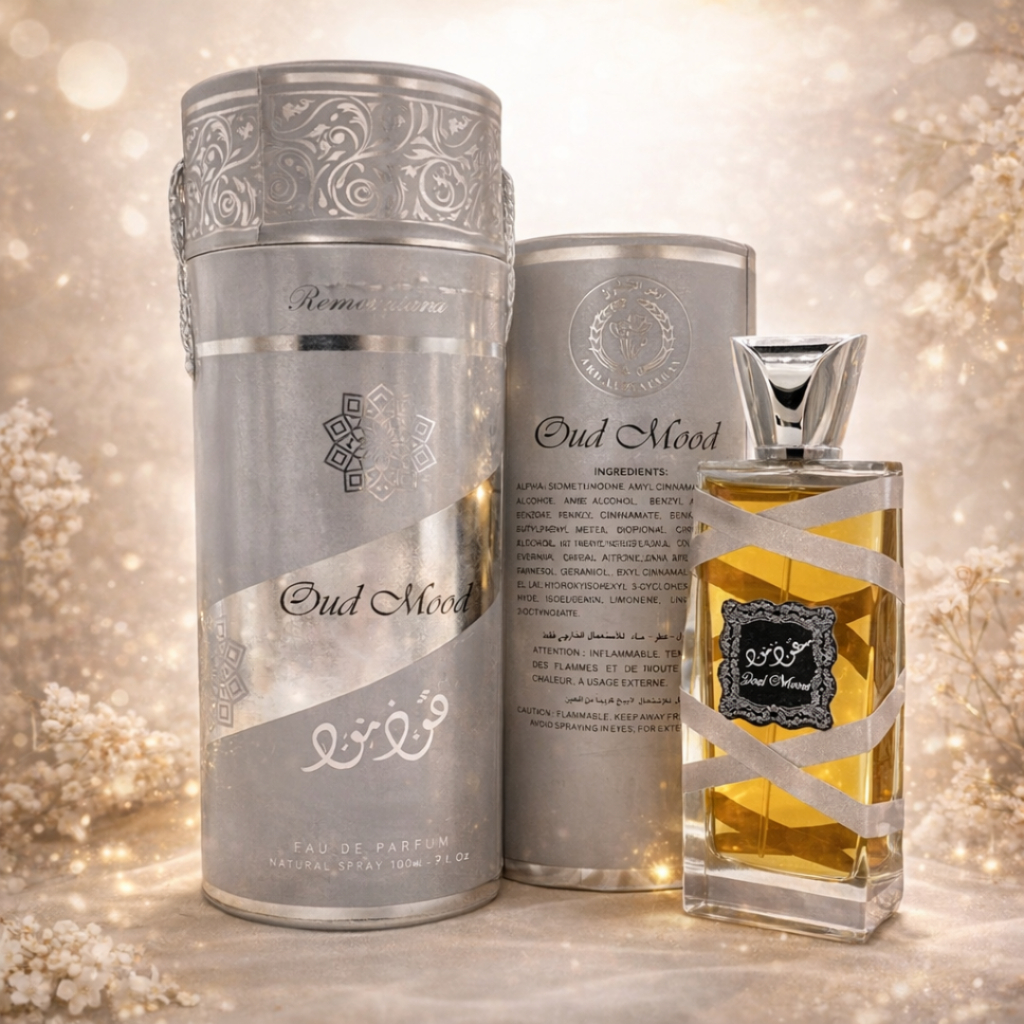Parfum Arab Pria dan Wanita EDP Spray Tahan Lama 5ml 10ml 100ml Oud Mood Silver Lataffa-6726 - Foto 4
