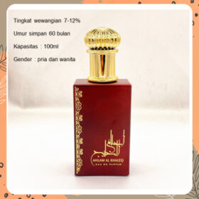 Parfum Arab Spray Pria dan Wanita EDP Fresh 5ml 10ml 100ml Ahlam al Khaleej-6728 - Foto 3