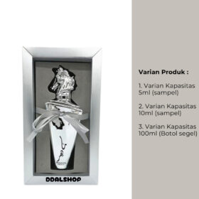 Parfum Cowo Maahir Legacy Silver Eau De Parfume Lattafa Refill 5Ml 10Ml 100Ml Botol Kaca - Foto 3