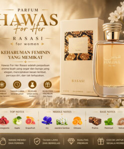Parfum Hawas 100ml Pria Aroma Fresh Citrus Musky Tahan Lama Clean Elegan Premium Inspired 4 Varian - Foto 2