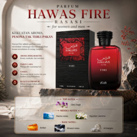 Parfum Hawas 100ml Pria Aroma Fresh Citrus Musky Tahan Lama Clean Elegan Premium Inspired 4 Varian - Foto 5