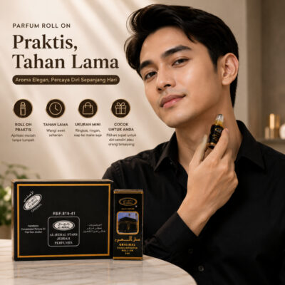 Parfum Non Alcohol Tahan Lama Parfume Oleh oleh Haji Dan Umroh Roll On Pria Original Attar Al-Haram - Foto 1