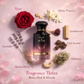 Parfum Premium Aroma Rose Oud Sandalwood Tahan Lama | Parfum Unisex Elegant Luxury Fragrance - Foto 3