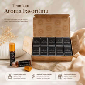 Parfum Pria Arab Aroma Tahan Lama Parfume Oleh Oleh Haji Dan Umroh Minyak Wangi Roll On Original 6Ml - Foto 2