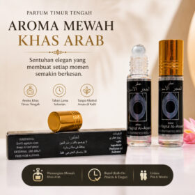 Parfum Pria Arab Aroma Tahan Lama Parfume Oleh Oleh Haji Dan Umroh Minyak Wangi Roll On Original 6Ml - Foto 9