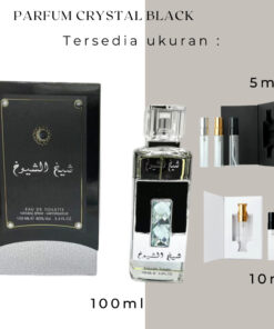 Parfum Pria Arab Eau De Toilette Parfume Crystal Black Refill 5ml 10ml 100ml - Foto 2