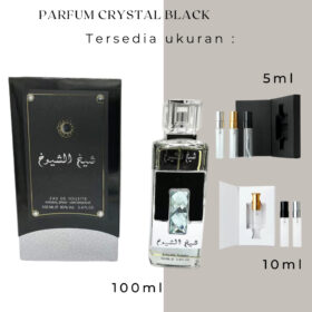Parfum Pria Arab Eau De Toilette Parfume Crystal Black Refill 5ml 10ml 100ml - Foto 2