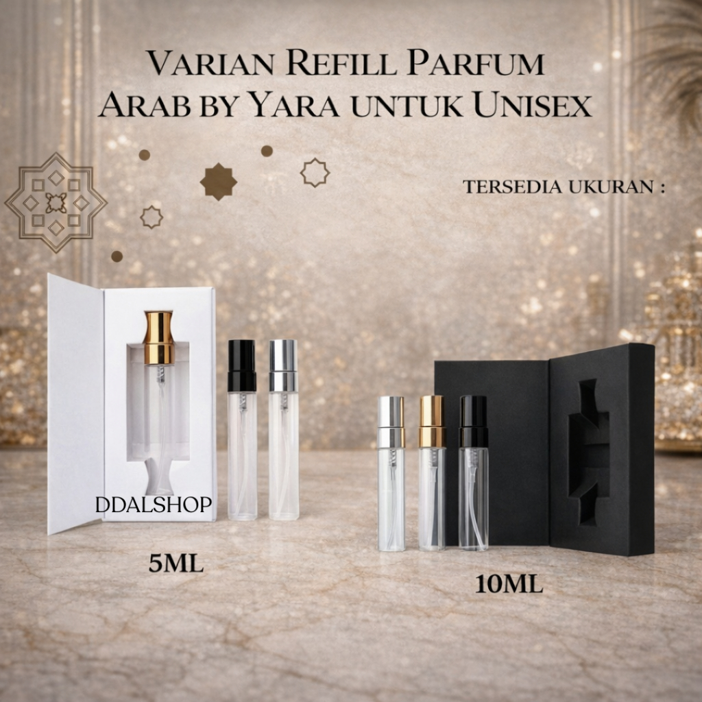 Parfum Pria Wanita Eau De Parfume Yara Original Made In UAE Murah Refill 5ml 10ml 100ml - Foto 2