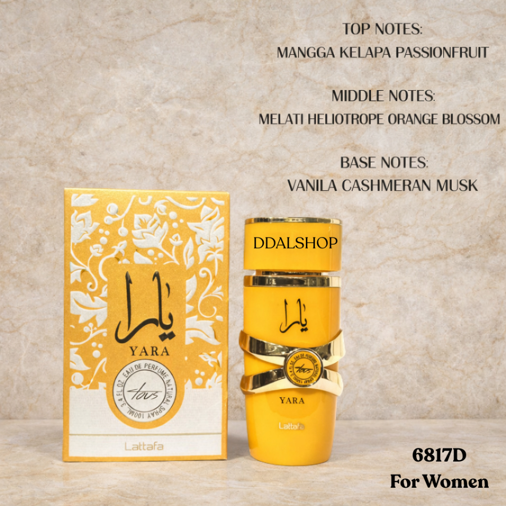 Parfum Pria Wanita Eau De Parfume Yara Original Made In UAE Murah Refill 5ml 10ml 100ml - Foto 4