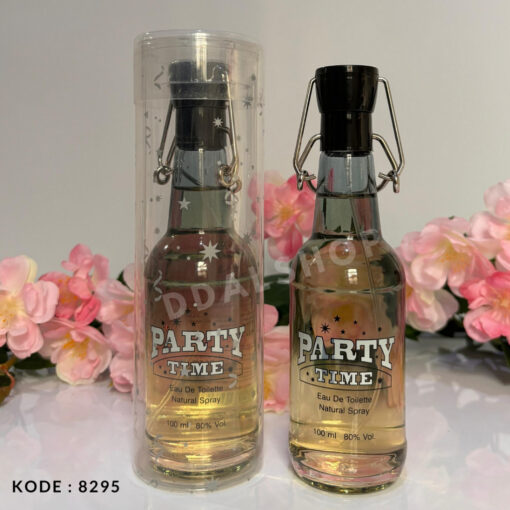 Parfum Pria Wanita Eau De Toilette Parfume Party Time Unisex Refill 5ml 10ml 100ml - Foto 1