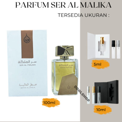 Parfum Pria Wanita Ser Al Malika Unisex Minyak Wangi Arab 5ml 10ml 100ml-637a - Foto 1