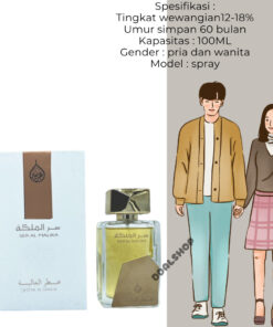 Parfum Pria Wanita Ser Al Malika Unisex Minyak Wangi Arab 5ml 10ml 100ml-637a - Foto 2