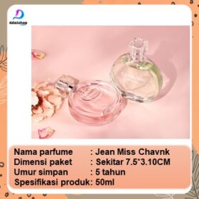 Parfum Wanita Pria Eau De Parfume EDP Jean Miss CHAVNK Encounter Green Tahan Lama 50ml - Foto 5