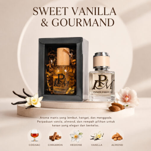 Parfum Wanita Sweet Vanilla Gourmand Premium Long Lasting 35ml - Foto 1
