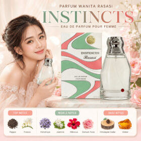 Parfum wanita wangi fresh and natural parfume tahan lama by rasasi instincts 5ml 10ml 50ml - Foto 1