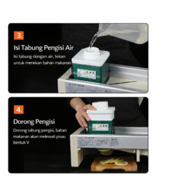 Parutan Serbaguna Alat Pemotong Bawang Pengiris Kentang Lemon Ketebalan Dapat Diatur Pisau Tajam - Foto 6