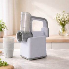 Pemotong Sayur Elektrik Slicer Parutan Multifungsi  Pengiris Bawang, Kentang, Kol Alat Salad Praktis - Foto 9