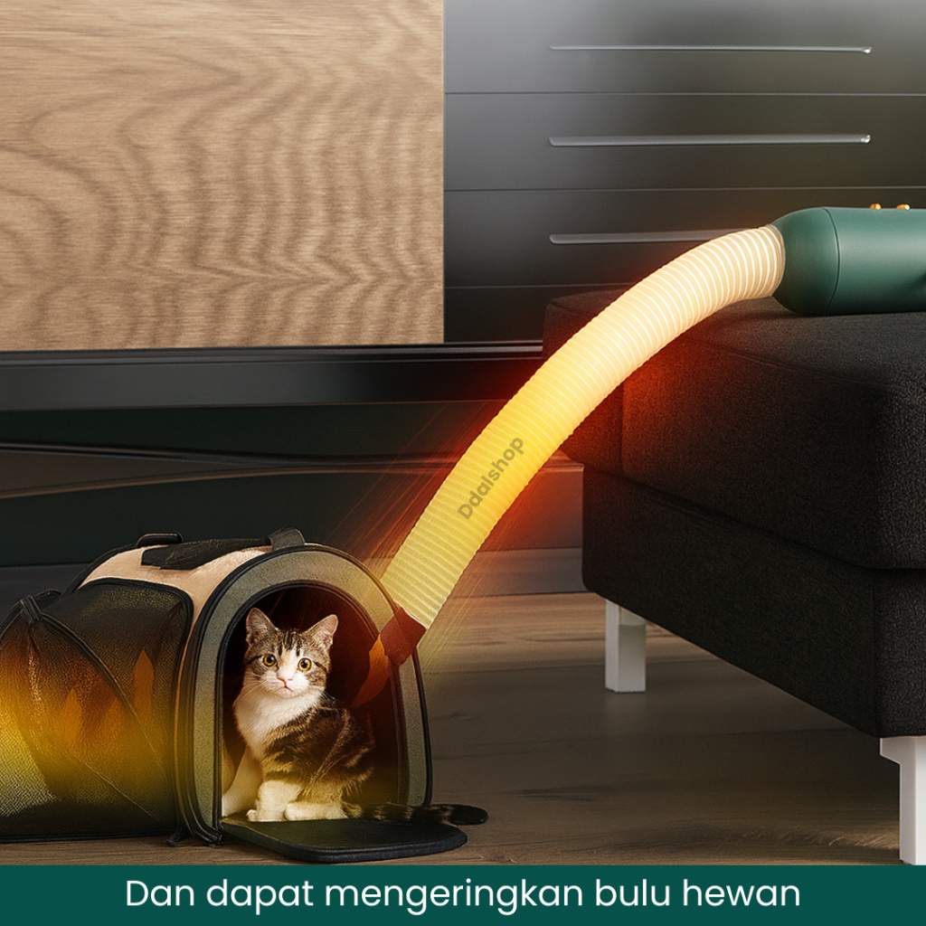 Pengering Pakaian & Sepatu Mini Portabel Multifungsi Hemat Daya Anti Lembap Hangat Cepat Kering - Foto 9