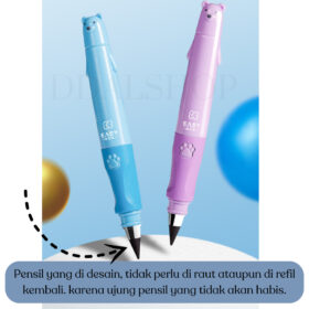 Pensil Lucu HB Pencil Karakter Unik Little Bear Alat Tulis Perlengkapan Sekolah Anak - Foto 2